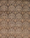 Machine Washable Abstract Orange Brown Rug, wshabs224