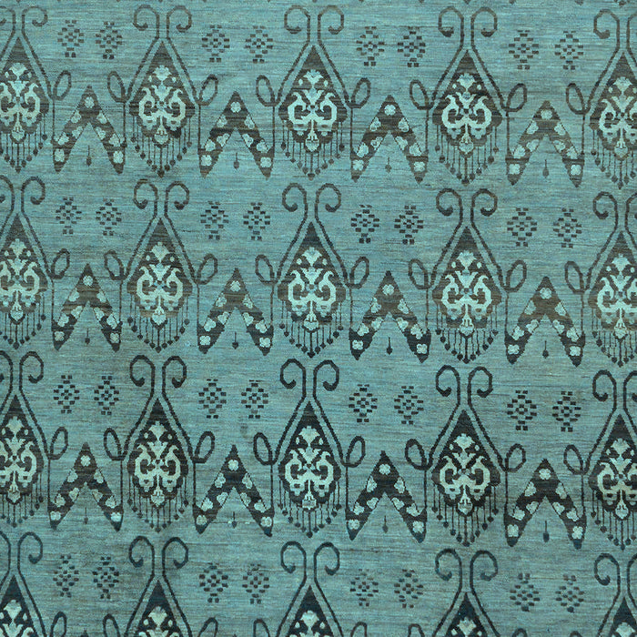 Machine Washable Abstract Light Blue Modern Rug, wshabs224lblu