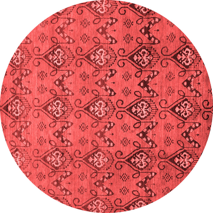 Abstract Red Modern Rug, abs224red