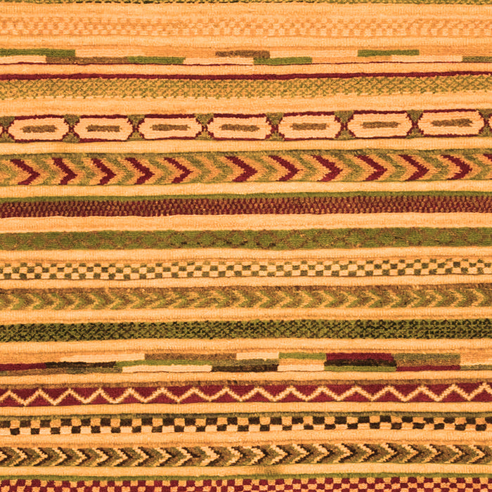 Machine Washable Oriental Orange Modern Area Rugs, wshabs2250org