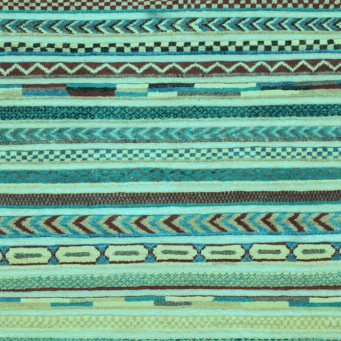 Machine Washable Oriental Light Blue Modern Rug, wshabs2250lblu