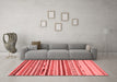 Modern Red Washable Rugs