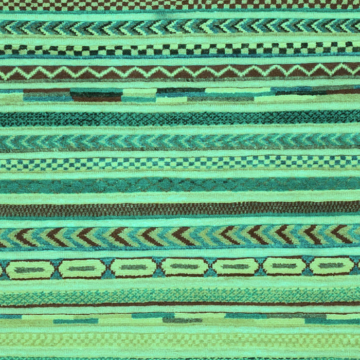 Machine Washable Oriental Turquoise Modern Area Rugs, wshabs2250turq