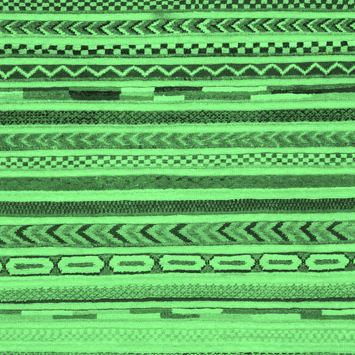 Machine Washable Oriental Emerald Green Modern Area Rugs, wshabs2250emgrn