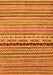 Machine Washable Oriental Orange Modern Area Rugs, wshabs2251org