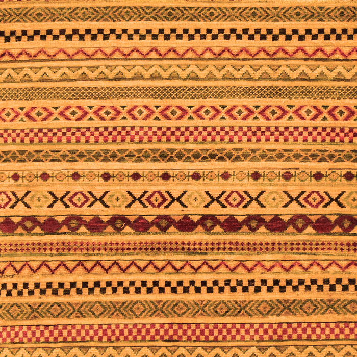 Machine Washable Oriental Orange Modern Area Rugs, wshabs2251org