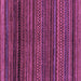 Square Oriental Purple Modern Rug, abs2252pur