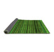 Sideview of Oriental Green Modern Rug, abs2252grn