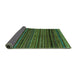 Sideview of Oriental Turquoise Modern Rug, abs2252turq