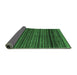 Sideview of Oriental Emerald Green Modern Rug, abs2252emgrn