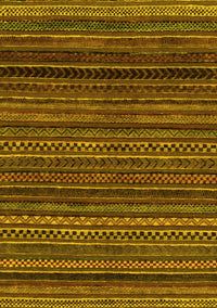 Oriental Yellow Modern Rug, abs2252yw