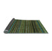 Sideview of Oriental Light Blue Modern Rug, abs2252lblu