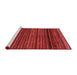 Modern Red Washable Rugs