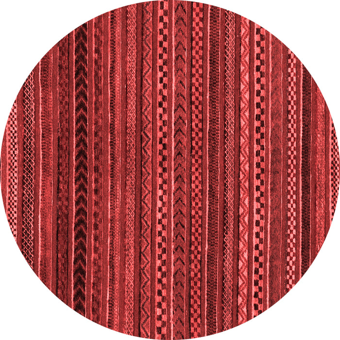 Machine Washable Oriental Red Modern Rug, wshabs2252red