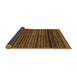 Sideview of Oriental Brown Modern Rug, abs2252brn