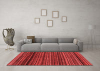 Machine Washable Oriental Red Modern Rug, wshabs2252red