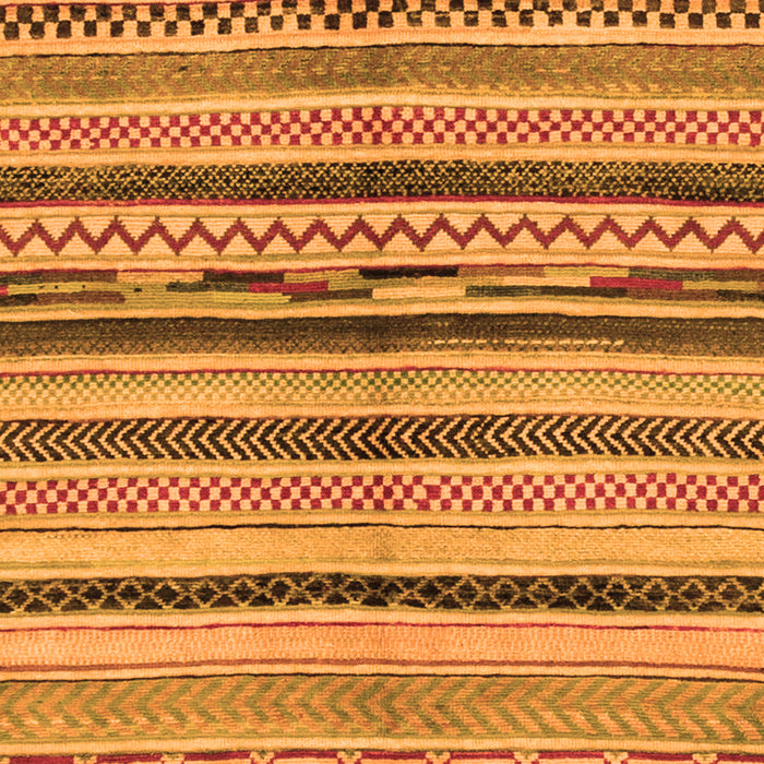 Machine Washable Oriental Orange Modern Area Rugs, wshabs2253org