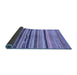 Sideview of Oriental Blue Modern Rug, abs2253blu