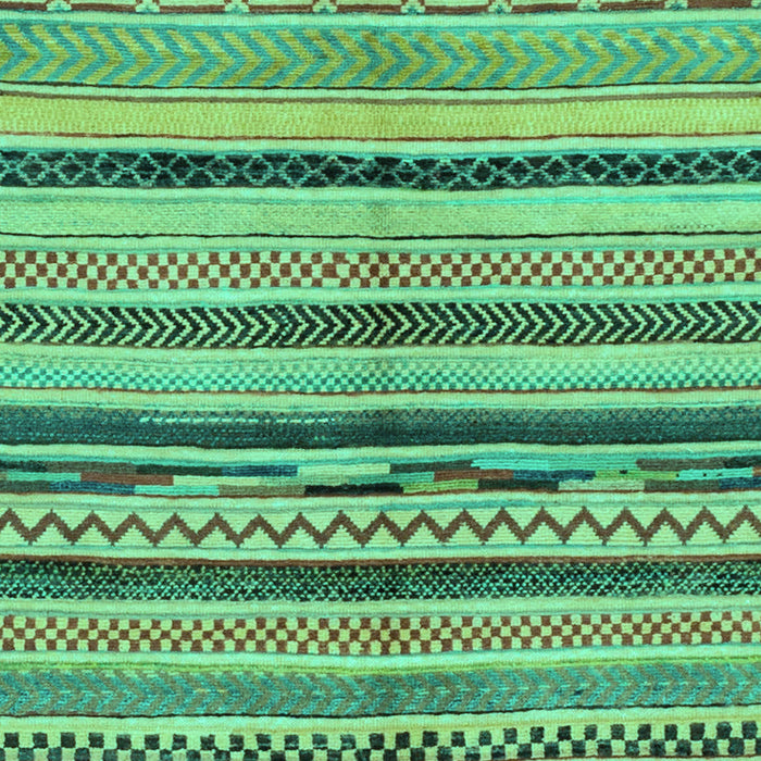 Machine Washable Oriental Turquoise Modern Area Rugs, wshabs2253turq