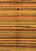 Machine Washable Oriental Orange Modern Area Rugs, wshabs2254org