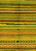 Oriental Yellow Modern Rug, abs2254yw