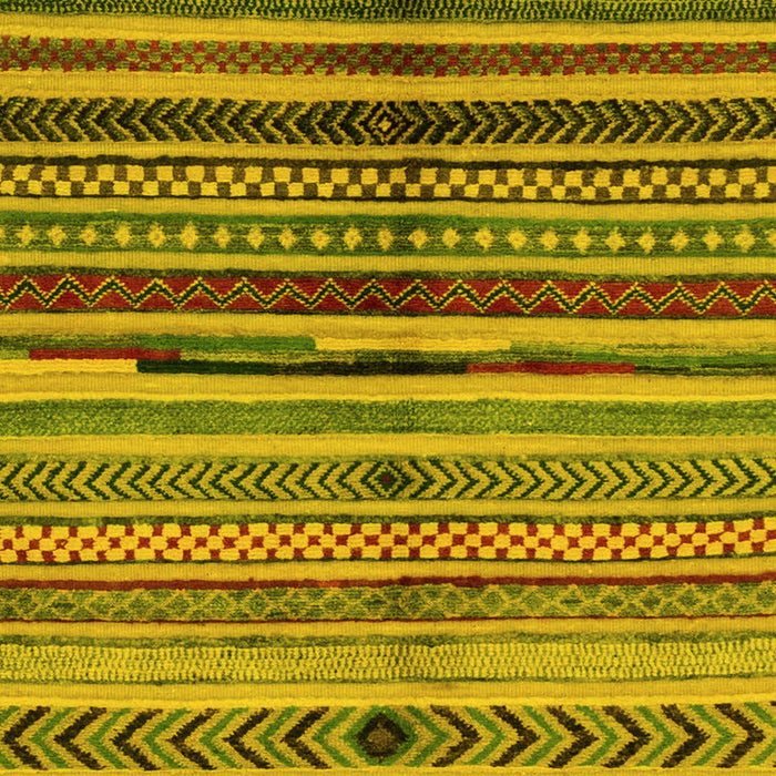 Oriental Yellow Modern Rug, abs2254yw