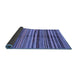 Sideview of Oriental Blue Modern Rug, abs2254blu