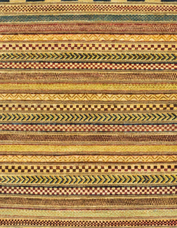 Abstract Orange Oriental Rug, abs2255