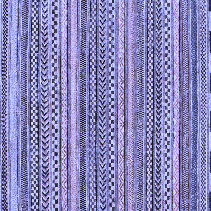 Square Oriental Blue Modern Rug, abs2255blu