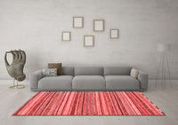 Machine Washable Oriental Red Modern Rug, wshabs2255red