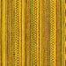 Square Oriental Yellow Modern Rug, abs2255yw