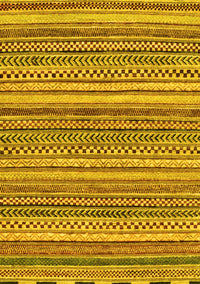 Oriental Yellow Modern Rug, abs2255yw