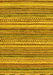 Oriental Yellow Modern Rug, abs2255yw