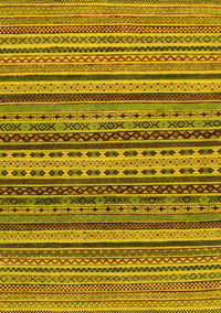 Oriental Yellow Modern Rug, abs2256yw