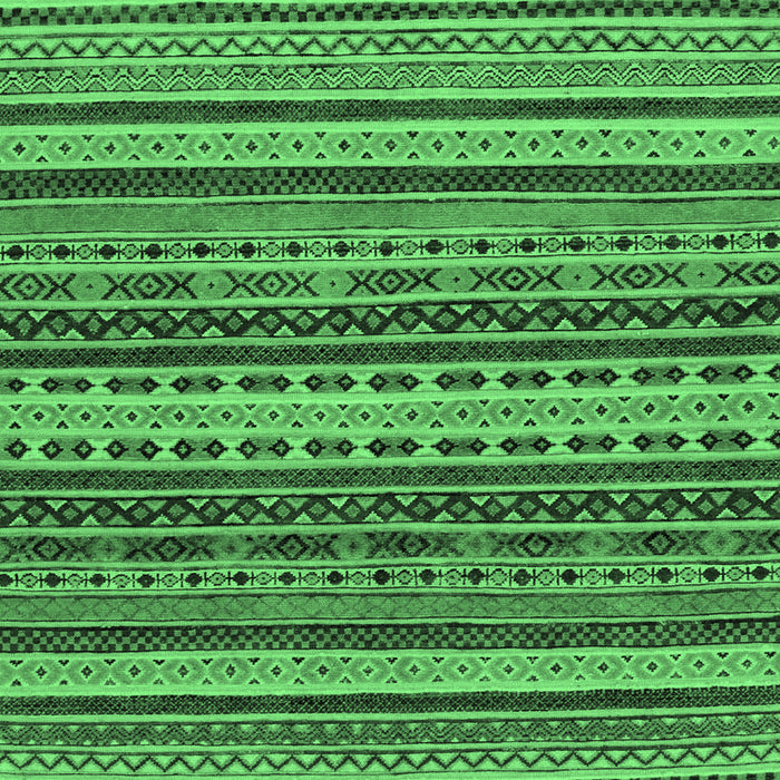 Machine Washable Oriental Emerald Green Modern Area Rugs, wshabs2256emgrn