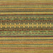 Square Abstract Orange Gold Oriental Rug, abs2256