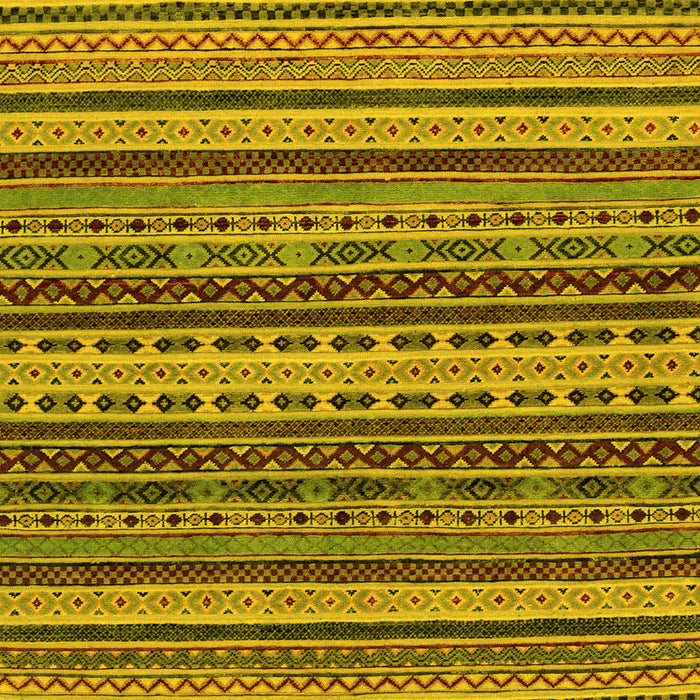 Machine Washable Oriental Yellow Modern Rug, wshabs2256yw