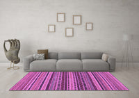 Machine Washable Oriental Purple Modern Rug, wshabs2256pur