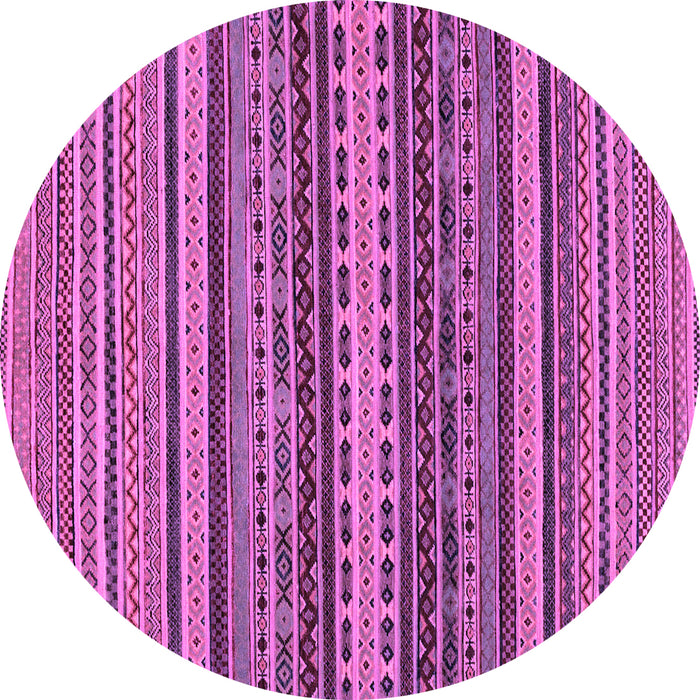 Round Oriental Purple Modern Rug, abs2256pur