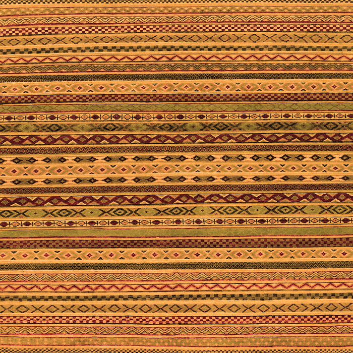 Square Oriental Orange Modern Rug, abs2256org