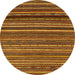 Round Abstract Red Oriental Rug, abs2257