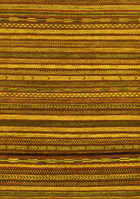 Oriental Yellow Modern Rug, abs2257yw