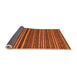 Sideview of Oriental Orange Modern Rug, abs2257org