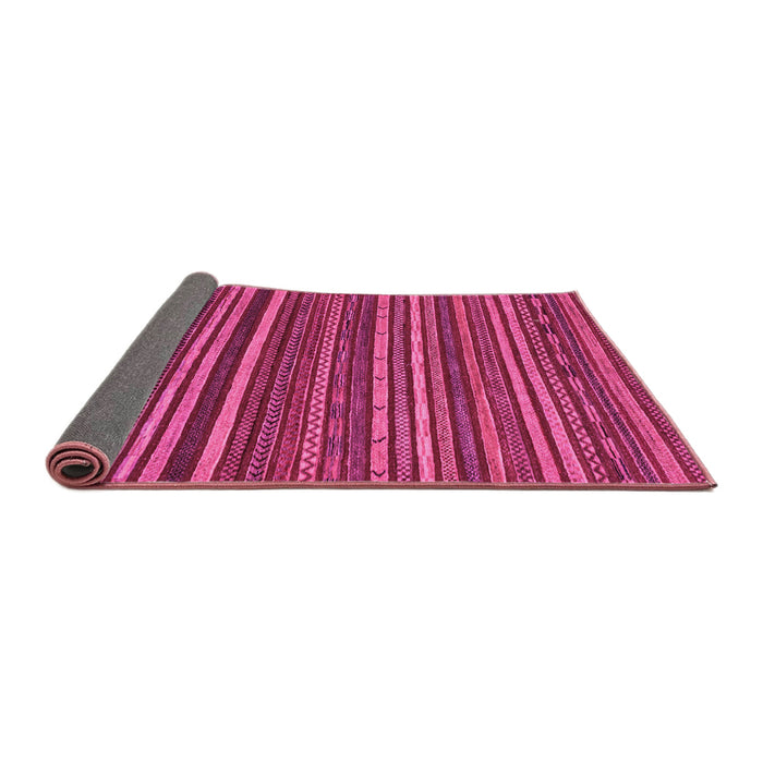 Sideview of Oriental Pink Modern Rug, abs2257pnk