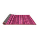 Sideview of Oriental Pink Modern Rug, abs2257pnk