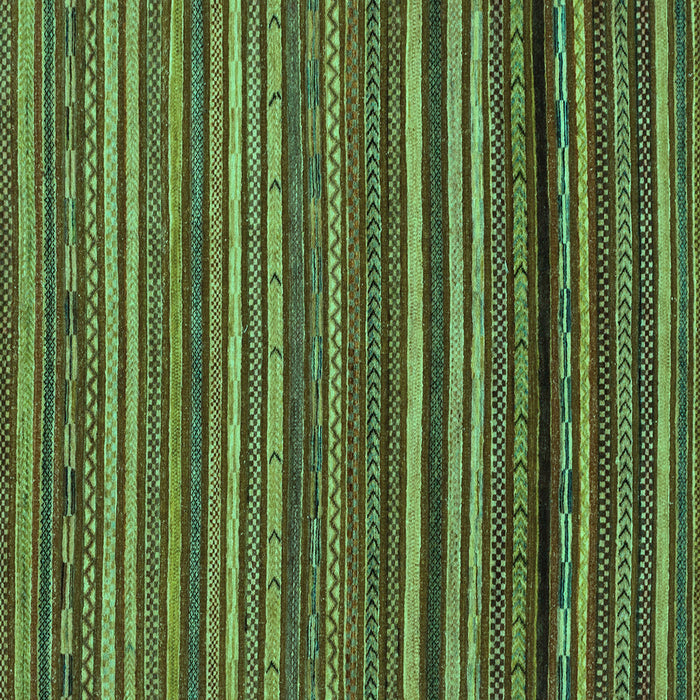 Square Oriental Turquoise Modern Rug, abs2257turq