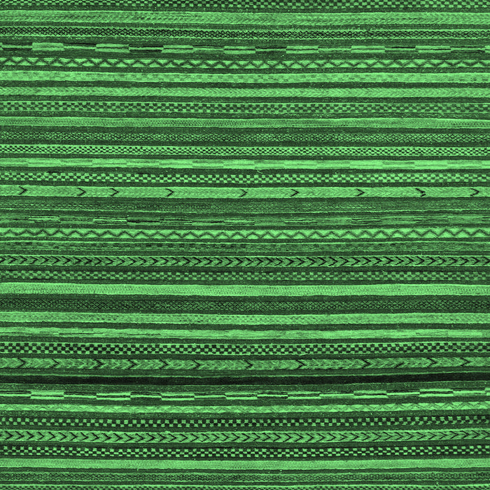 Square Oriental Emerald Green Modern Rug, abs2257emgrn