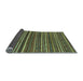 Sideview of Oriental Light Blue Modern Rug, abs2257lblu