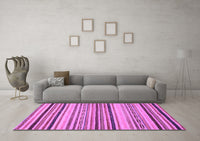 Machine Washable Oriental Purple Modern Rug, wshabs2258pur