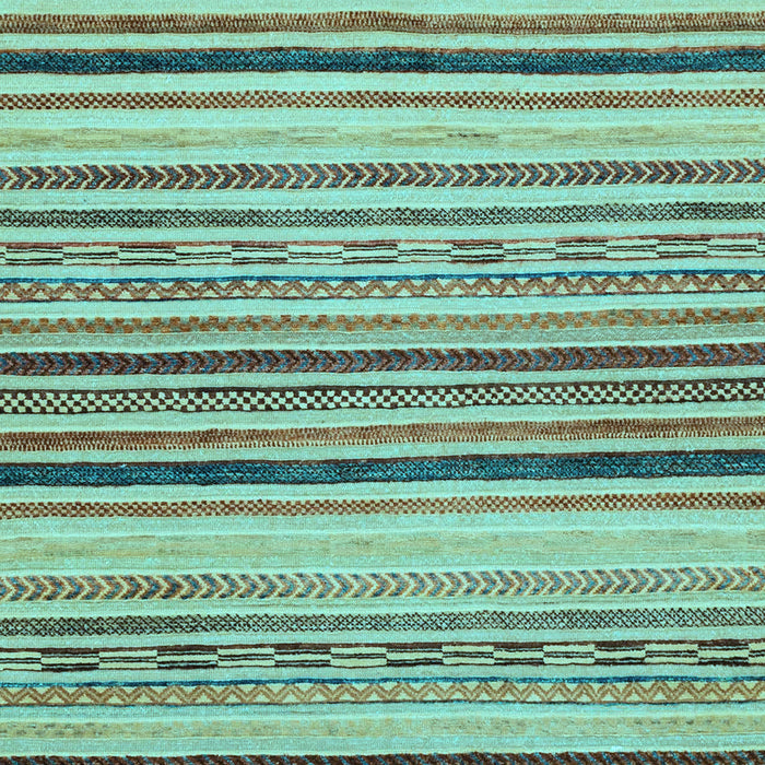 Machine Washable Oriental Light Blue Modern Rug, wshabs2258lblu